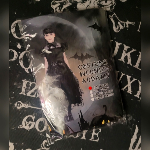 Wednesday Addams Costume 5 - 6 Years - Picture 1 of 5